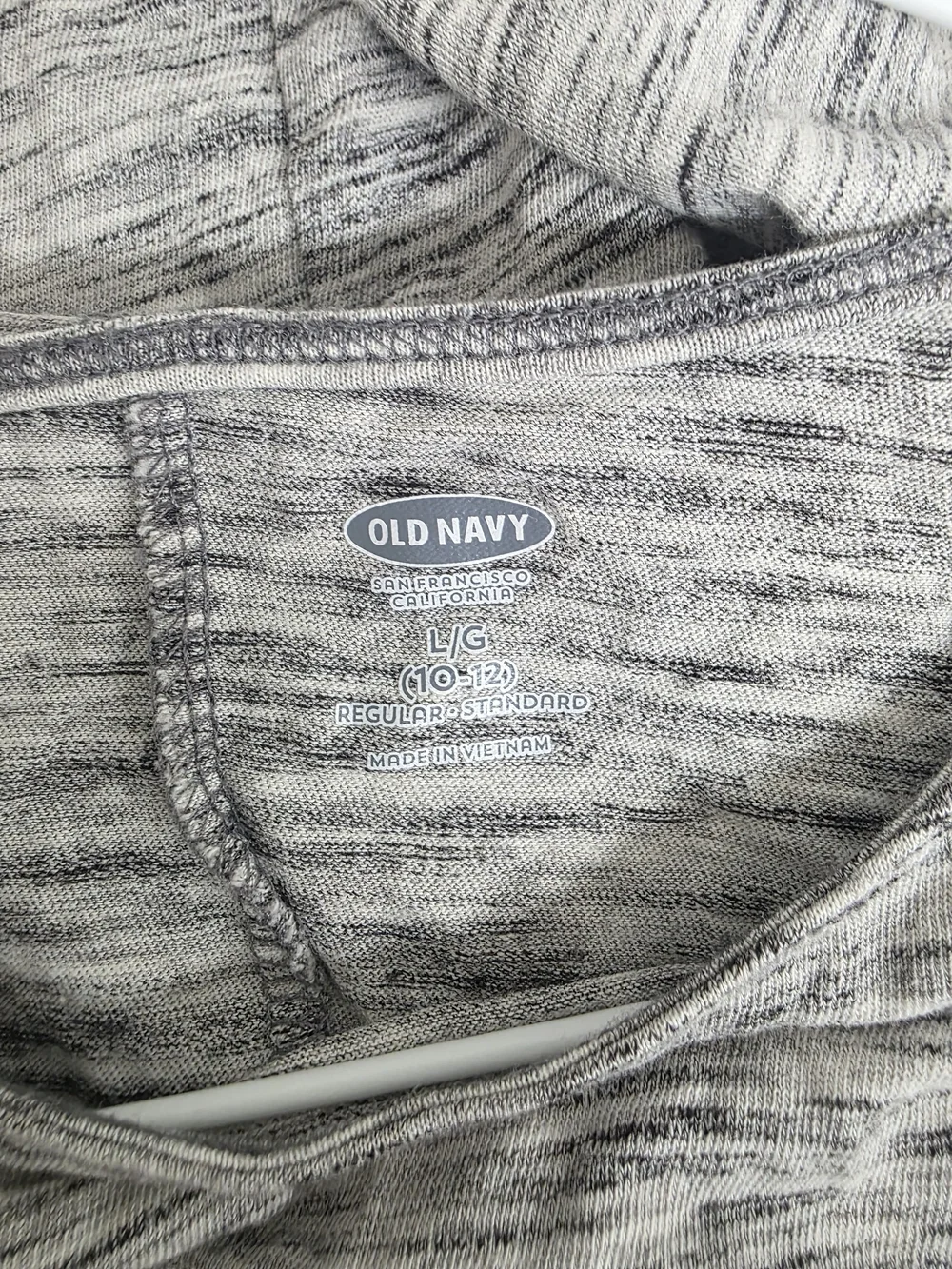Old Navy Gray Space-Dye Long Sleeve Scoop Dress (0527)